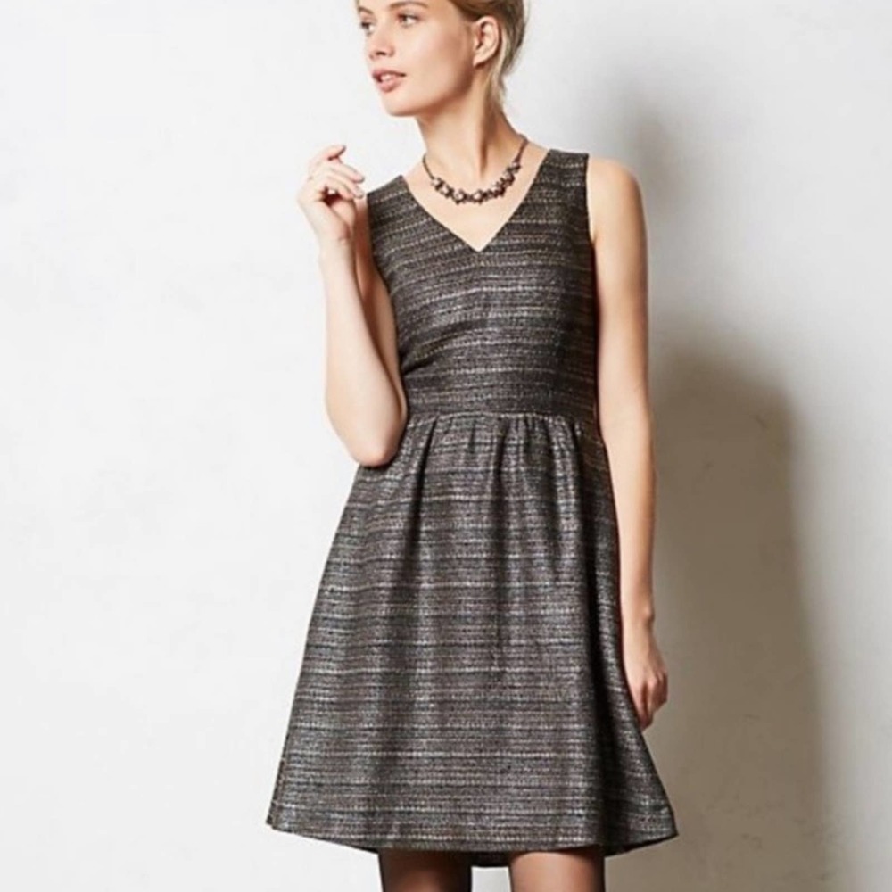 Anthropologie Moulinette Soeurs Tweed Dress